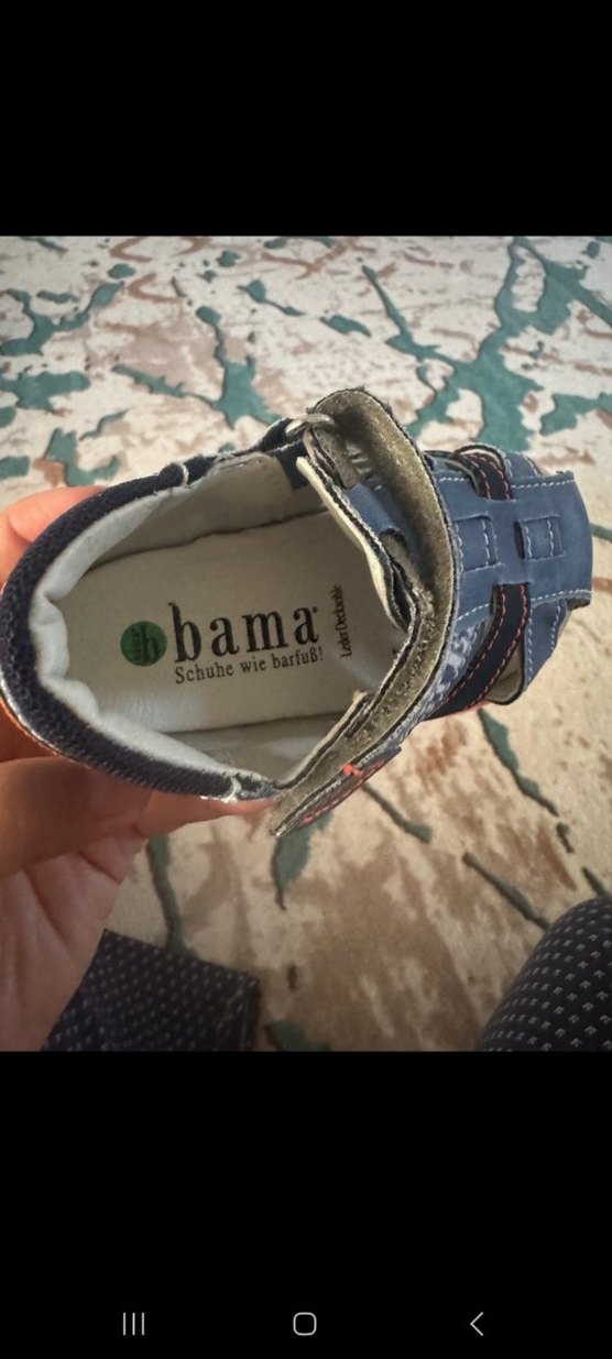 Erkek Bebek İlk Adım Mavi Baskılı Ayakkabı - Görsel 2