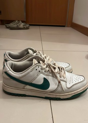 Beyaz Bağcıklı Kadın Spor Ayakkabı - Görsel 7