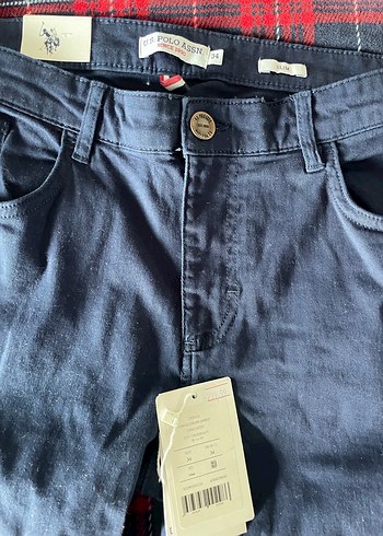 Erkek Mavi Parlak Denim Pantolon - Görsel 3