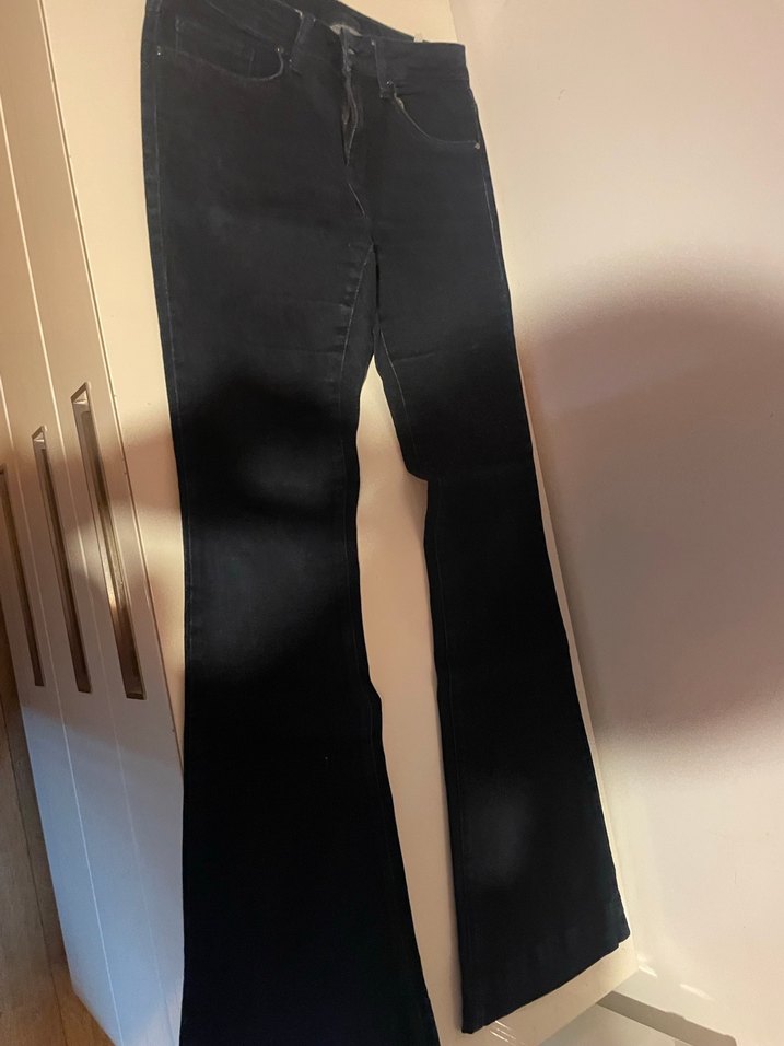 Siyah Kadın Denim Skinny Pantolon - Görsel 3