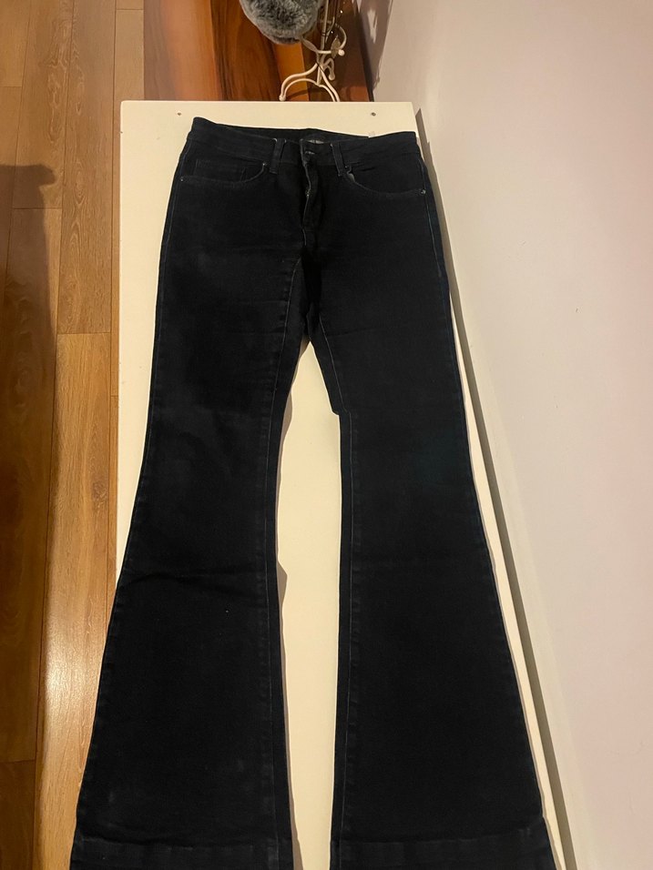 Siyah Kadın Denim Skinny Pantolon - Görsel 4