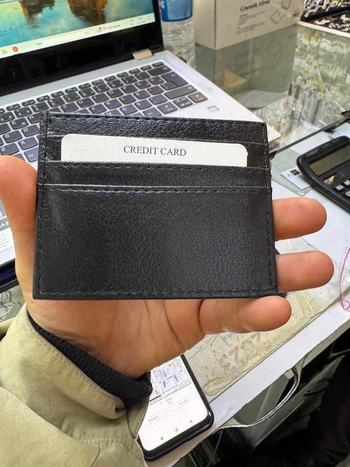 BOSS Siyah Parlak Erkek Cüzdan - Görsel 4