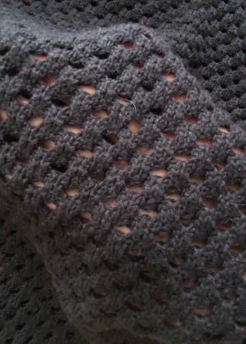 Siyah Örgü Kadın Kazak - Görsel 4