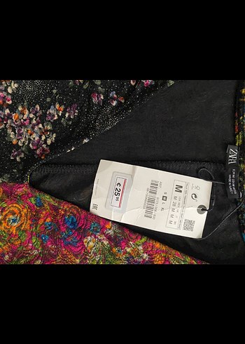 Çiçekli V Yaka Bohem Mini Elbise - Görsel 2