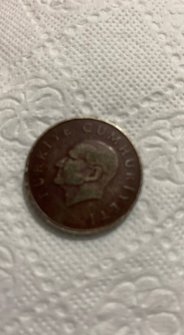 Kahverengi Vintage 25 Bin Lira - Görsel 2