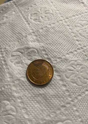 Parlak Bakır tonlu 1 kuruş - Görsel 2