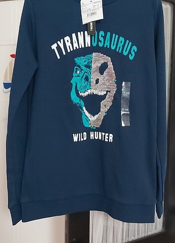 LCW Çift Yönlü Payetli Sweatshirt (10-11 yas)