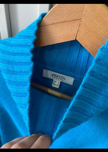 Mavi Boğazlı Kazak - Görsel 6