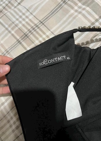 Siyah Drapeli Uzun Kadın Gece Elbisesi - Görsel 3