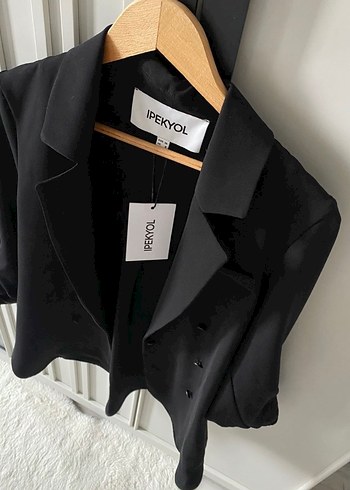 İpekyol Siyah Midi Blazer Kadın Ceket - Görsel 2