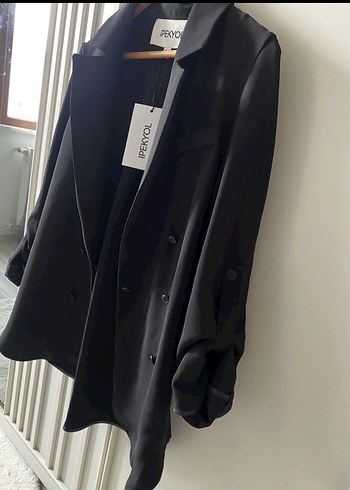 İpekyol Siyah Midi Blazer Kadın Ceket - Görsel 3