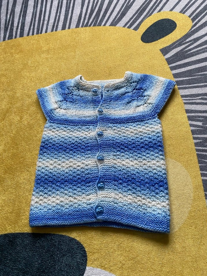 Erkek Bebek Örgü Yelek - Görsel 3