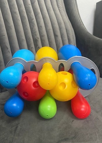 Renkli Plastik Bowling Seti - Görsel 3