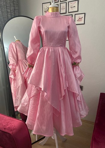 Tesettür Bride Abiye Elbise - Görsel 5