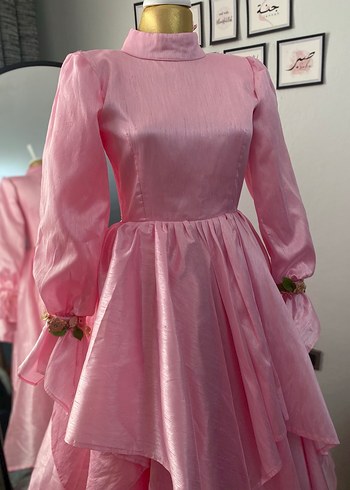 Tesettür Bride Abiye Elbise - Görsel 3