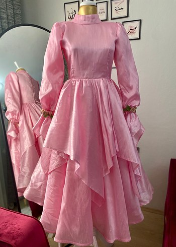 Tesettür Bride Abiye Elbise - Görsel 9