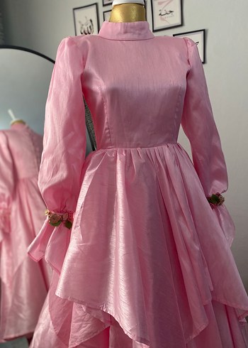 Tesettür Bride Abiye Elbise - Görsel 7