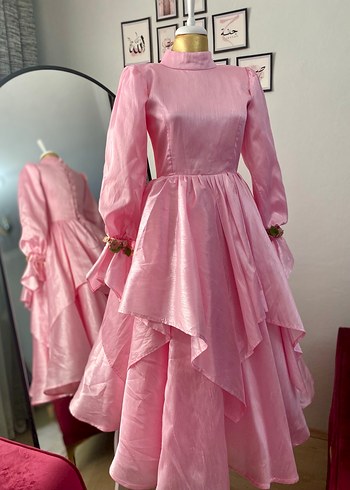 Tesettür Bride Abiye Elbise - Görsel 6