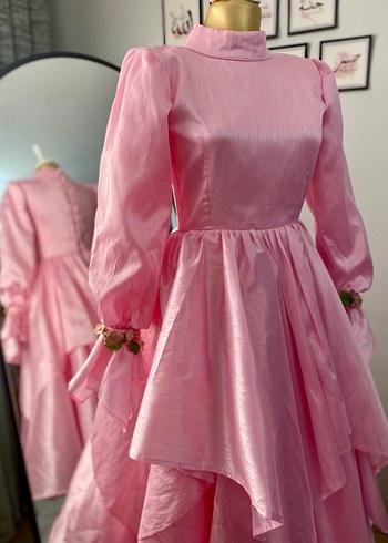 Tesettür Bride Abiye Elbise - Görsel 2