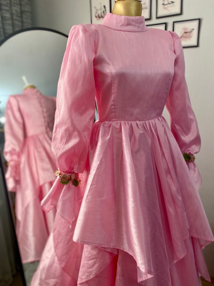 Tesettür Bride Abiye Elbise - Görsel 2