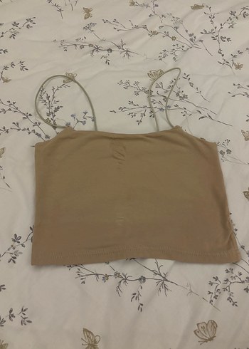 Bej Straplez Keten Midi Atlet - Görsel 2