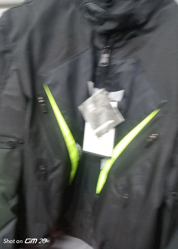 Forte GT Siyah Fermuarlı Erkek Biker Ceket - Görsel 2