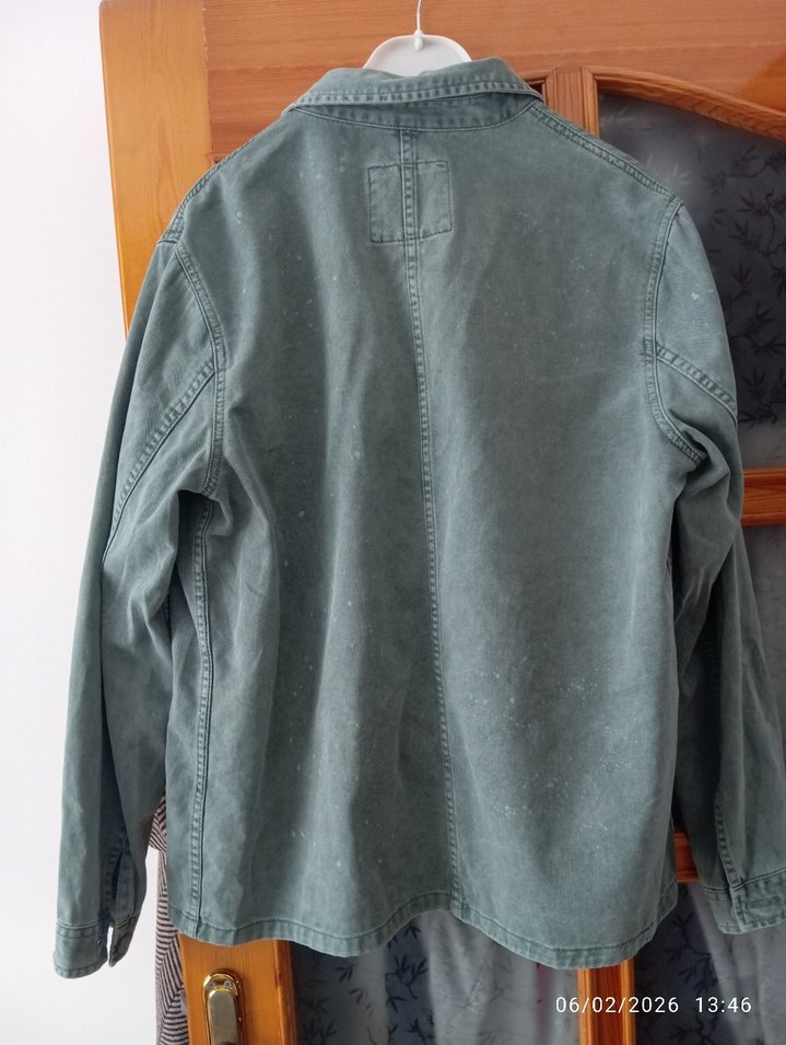 Zara Gri Düğmeli Ceket - Görsel 3