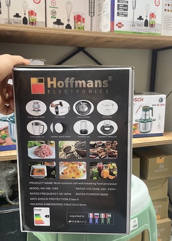 Hoffmans 4'ü 1 Arada Çok Fonksiyonlu Mutfak Robotu - Görsel 4