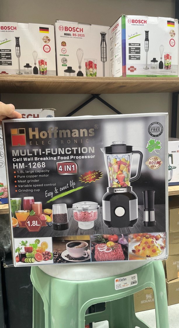 Hoffmans 4'ü 1 Arada Çok Fonksiyonlu Mutfak Robotu - Görsel 3