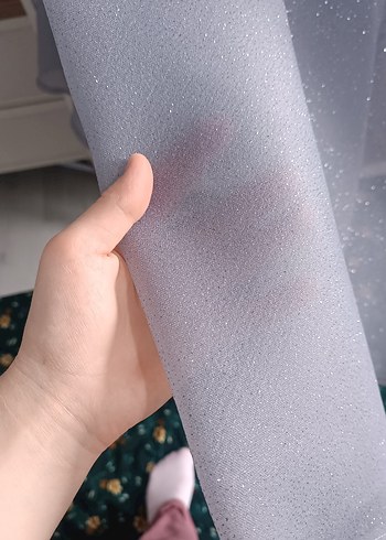 Uzun Kollu İşlemeli Gri Abiye Elbise - Görsel 3