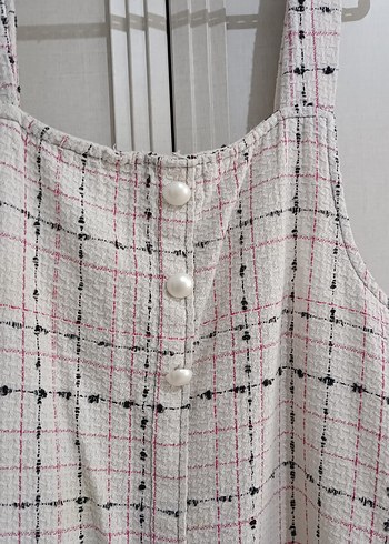 Düğmeli Askılı Tam boy Jile - Görsel 5