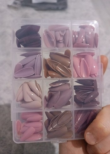 Pastel Renkli Çoklu Tırnak Süsleri Seti - Görsel 2