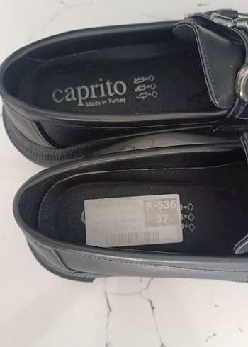 Siyah Tokalı Platform Topuklu Kadın Loafer - Görsel 4