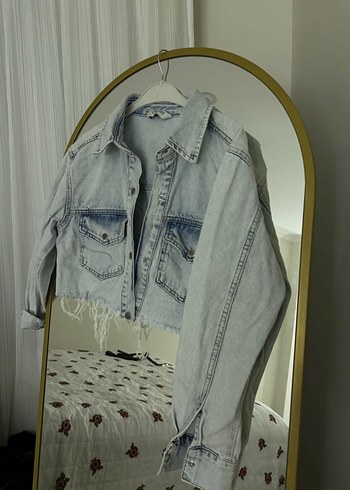 LC Waikiki Acik Mavi Yikamali Denim Ceket