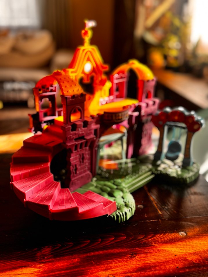 Renkli Pembe Oyuncak Kale - Görsel 3