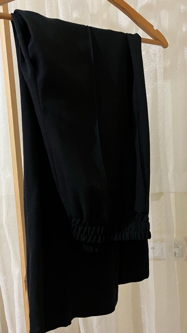 Kadın Siyah Uzun Kollu Bohem Kimono takımı - Görsel 5