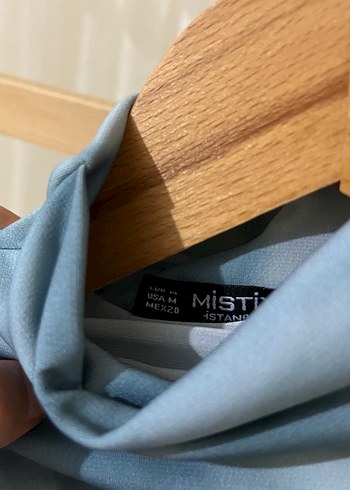 Uzun Kollu, Yüksek Yakalı Kadın Bluz - Görsel 4