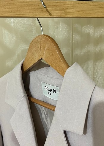 Keten Kısa Kollu Kadın Blazer Ceket - Görsel 4