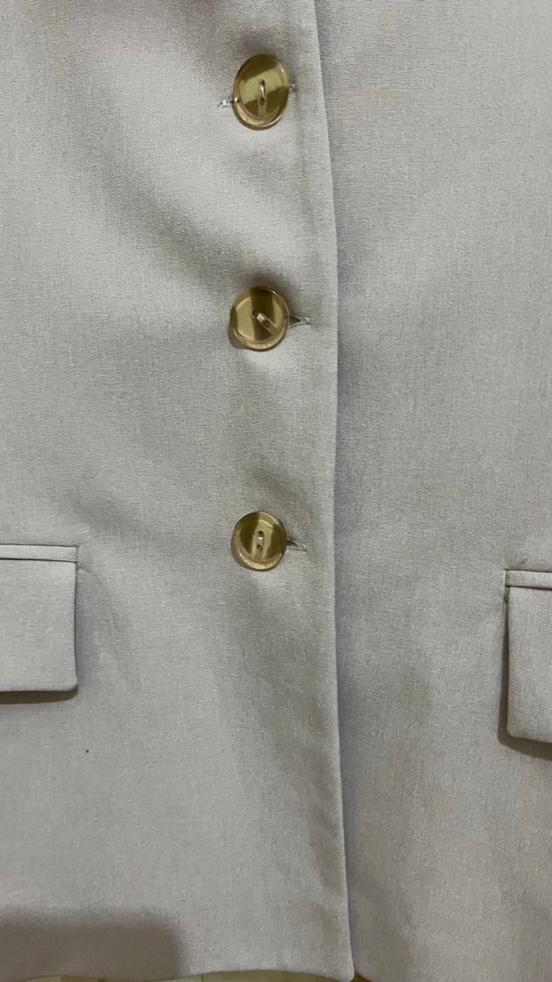 Keten Kısa Kollu Kadın Blazer Ceket - Görsel 3