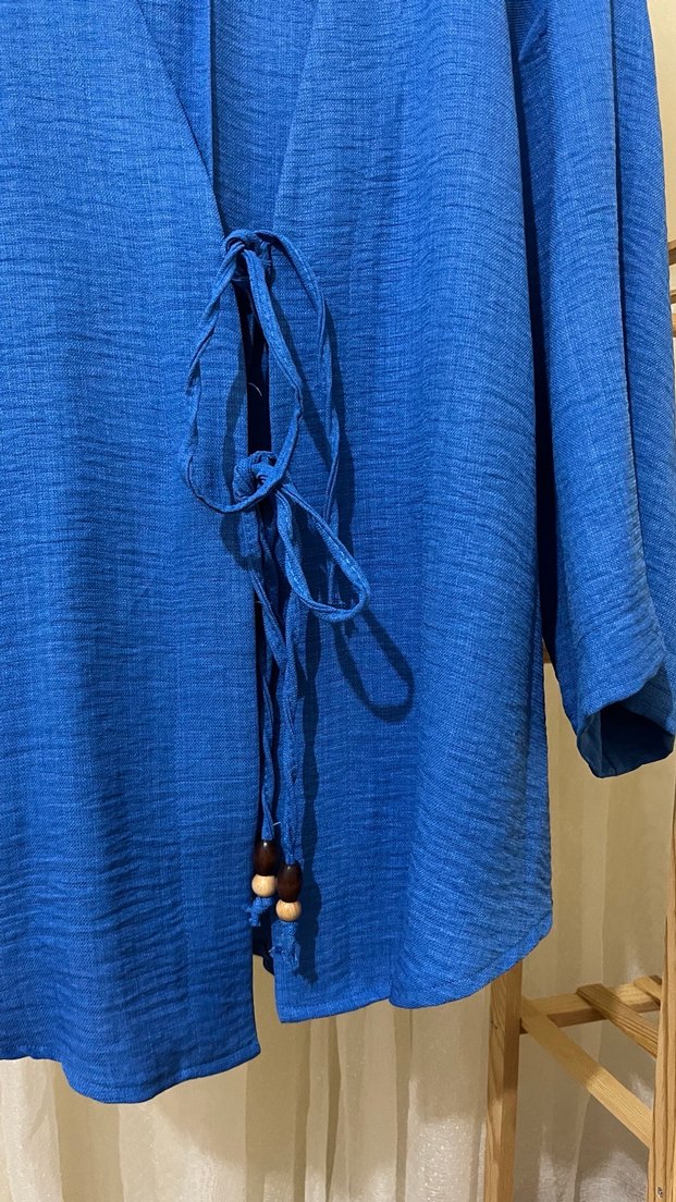 Mavi kimono takım - Görsel 2