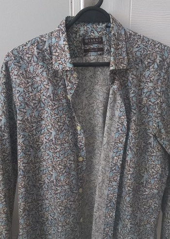 Gri Desenli Bohem Erkek Gömlek - Görsel 3