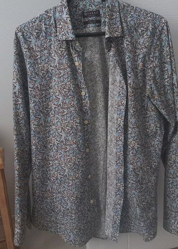 Gri Desenli Bohem Erkek Gömlek - Görsel 5