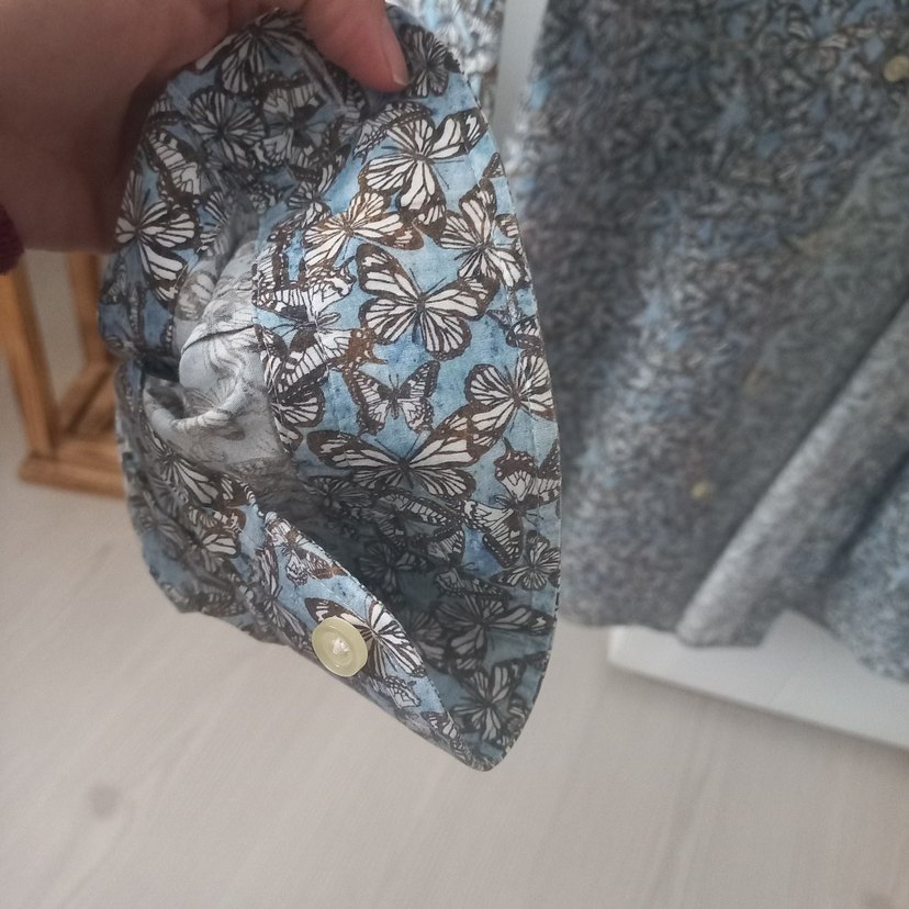 Gri Desenli Bohem Erkek Gömlek - Görsel 2