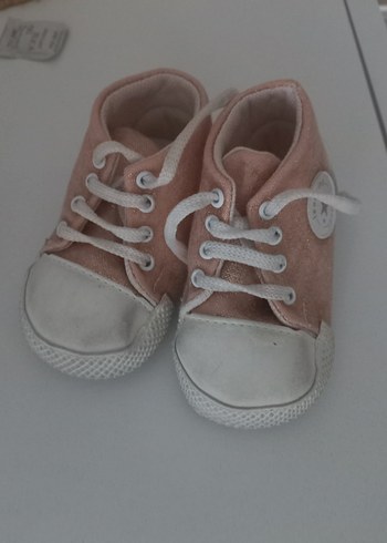 Kız Bebek İlk Adım Ayakkabısı Beyaz Gri - Görsel 2