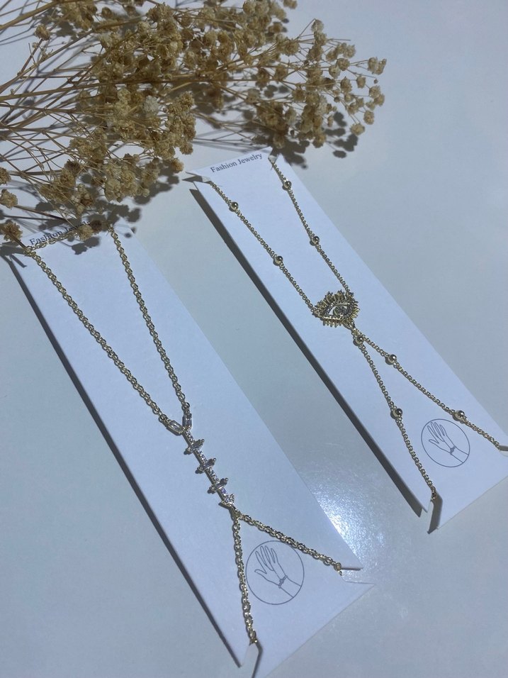 Bohem Zincir Detaylı Kadın El Zinciri - Görsel 2