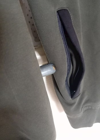 Everest Yeşil Fermuarlı Erkek Rüzgarlık - Görsel 3