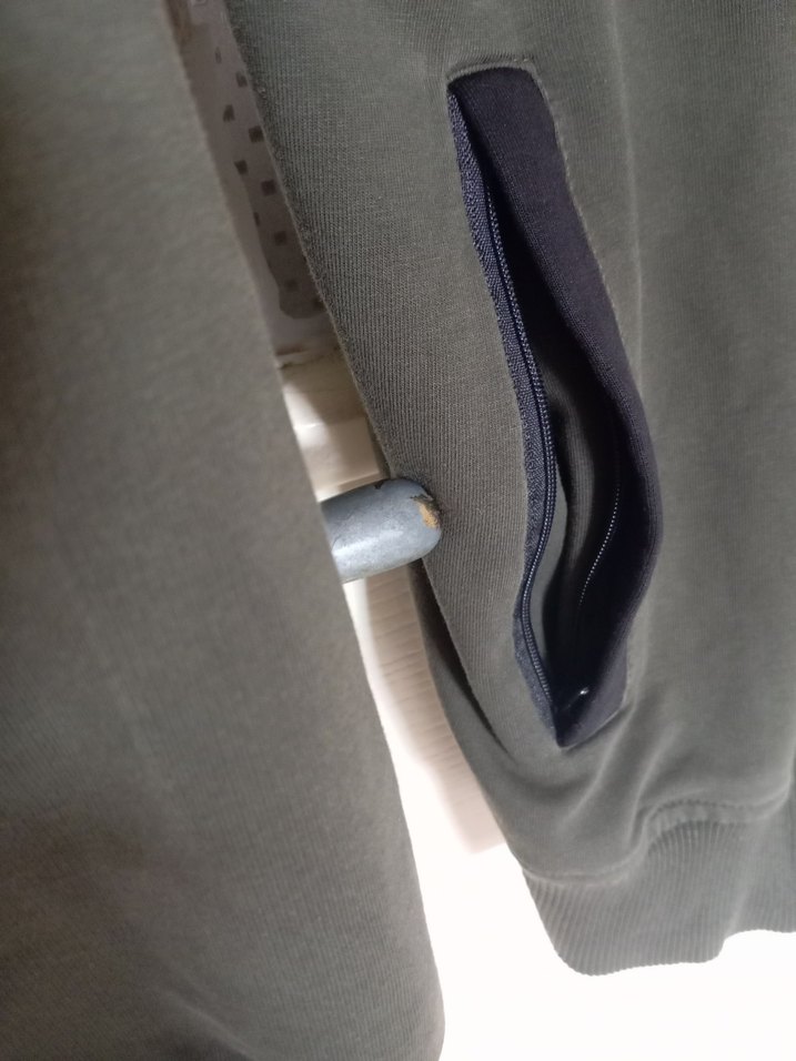 Everest Yeşil Fermuarlı Erkek Rüzgarlık - Görsel 3