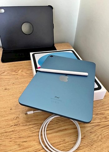 Mavi Apple iPad Tablet 128 GB HATASIZ - Görsel 3