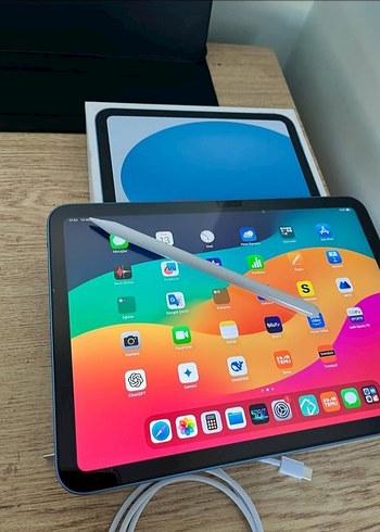 Mavi Apple iPad Tablet 128 GB HATASIZ - Görsel 4