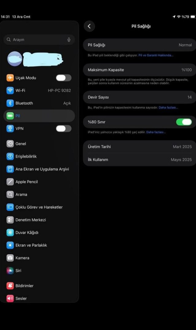 Mavi Apple iPad Tablet 128 GB HATASIZ - Görsel 2